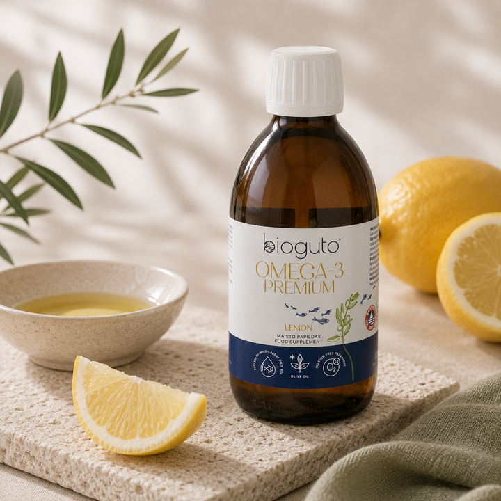 Bioguto Omega-3 Premium LEMON – 2900 mg/10 ml, 300 ml