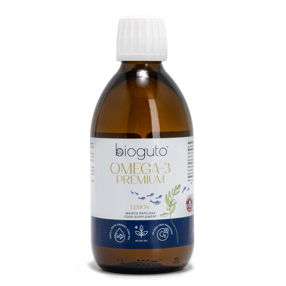Bioguto Omega-3 Premium LEMON – 2900 mg/10 ml, 300 ml