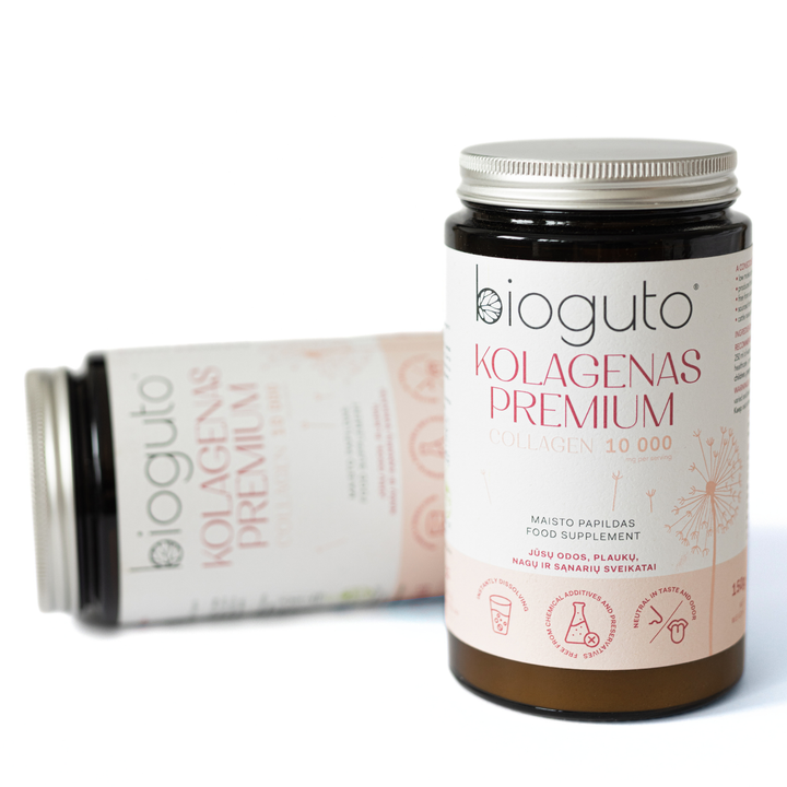 Bioguto Kolagenas Premium 150g (2-jų buteliukų rinkinys)