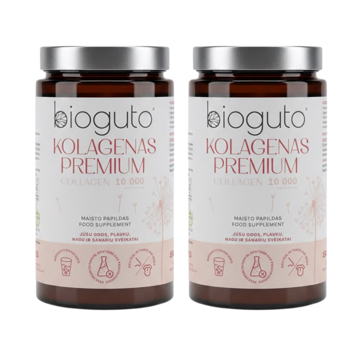 Bioguto Kolagenas Premium 150g (2-jų buteliukų rinkinys)