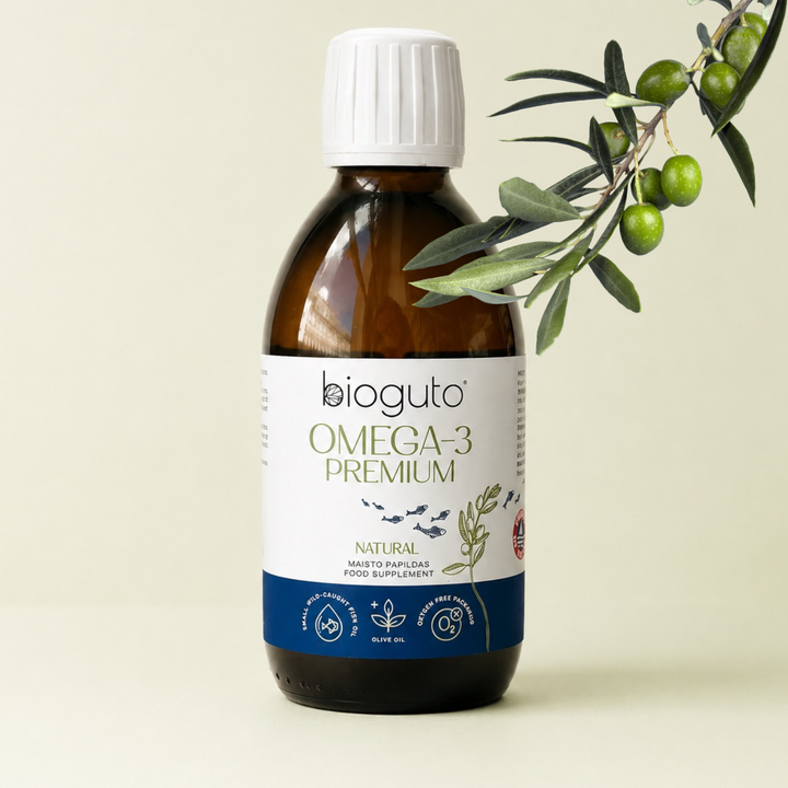 Bioguto Omega-3 Premium NATURAL – 2900 mg/10 ml, 300 ml