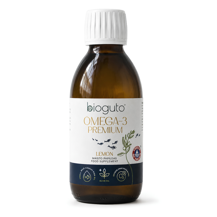 Bioguto Omega-3 Premium LEMON – 2900 mg/10 ml, 300 ml