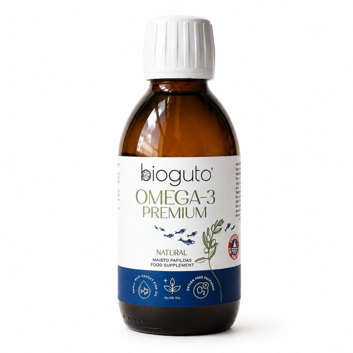 Bioguto Omega-3 Premium NATURAL – 2900 mg/10 ml, 300 ml