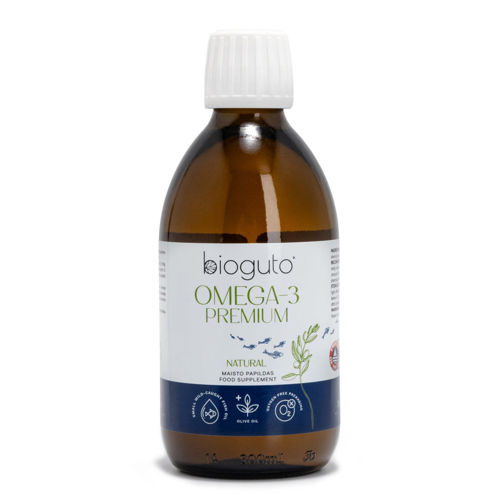 Bioguto Omega-3 Premium NATURAL – 2900 mg/10 ml, 300 ml